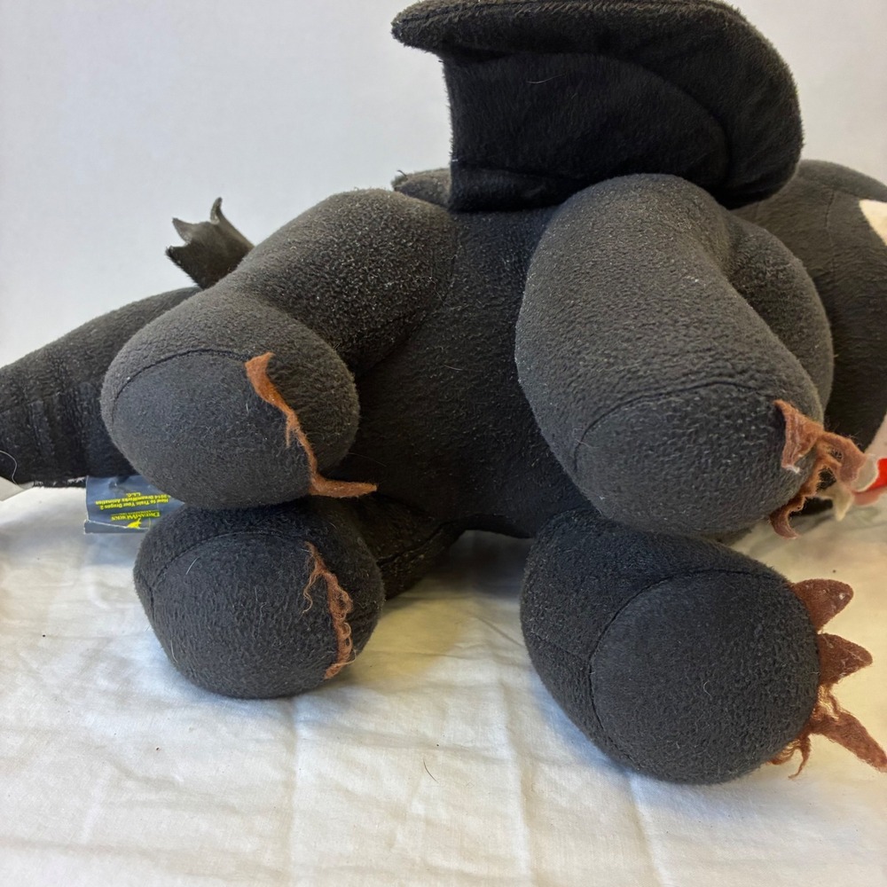 How To Train Your Dragon Toothless Plush Dreamworks 2014 Stuffed Toy Night Fury - Picture 4 of 16